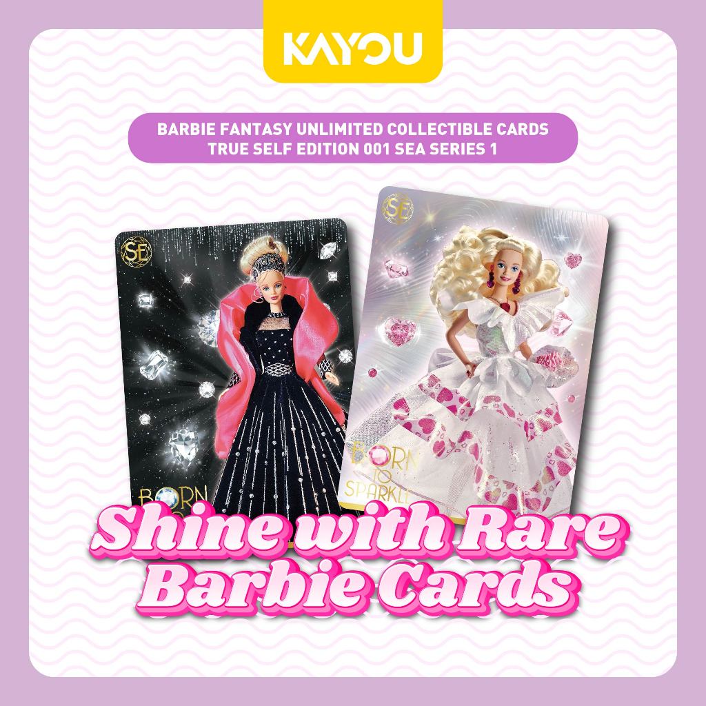 KAYOU Barbie Fantasy Unlimited Collectible Card Game True Self Edition 001 Sea Series 1 / Kartu Kole