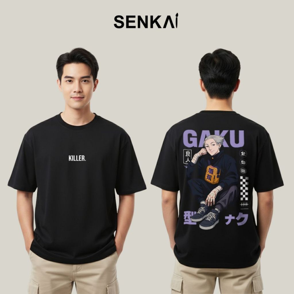 Kaos Sakamoto Days Gaku Hypebeast Style Oversize Unisex Cotton/ARC126
