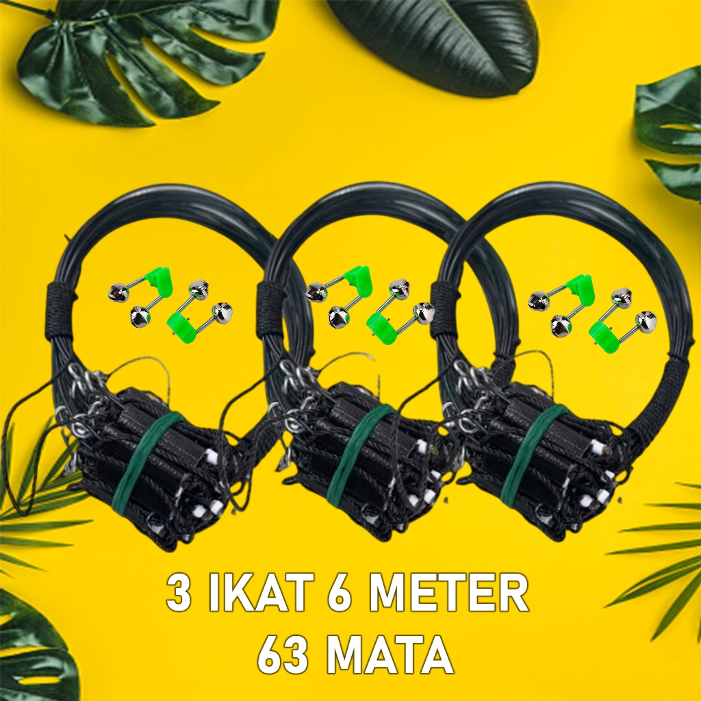 RACIK RUAK RUAK 2/4/6 METER /JEBAKAN BURUNG KAREO JERAT MANUK SAWAH