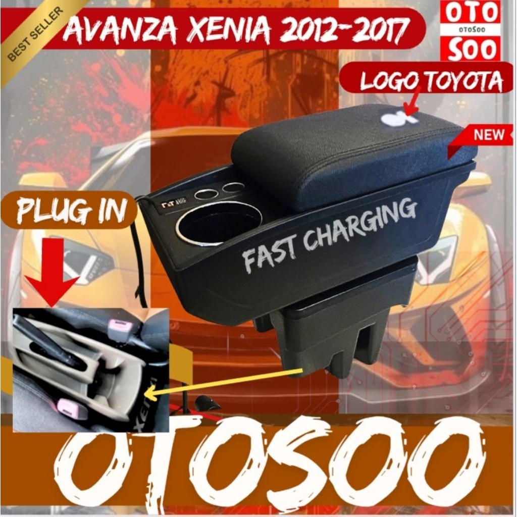 ARMREST Avanza Xenia 2012 to 2017 console box Avanza Xenia 2012-2017-OTOSOO ARMREST