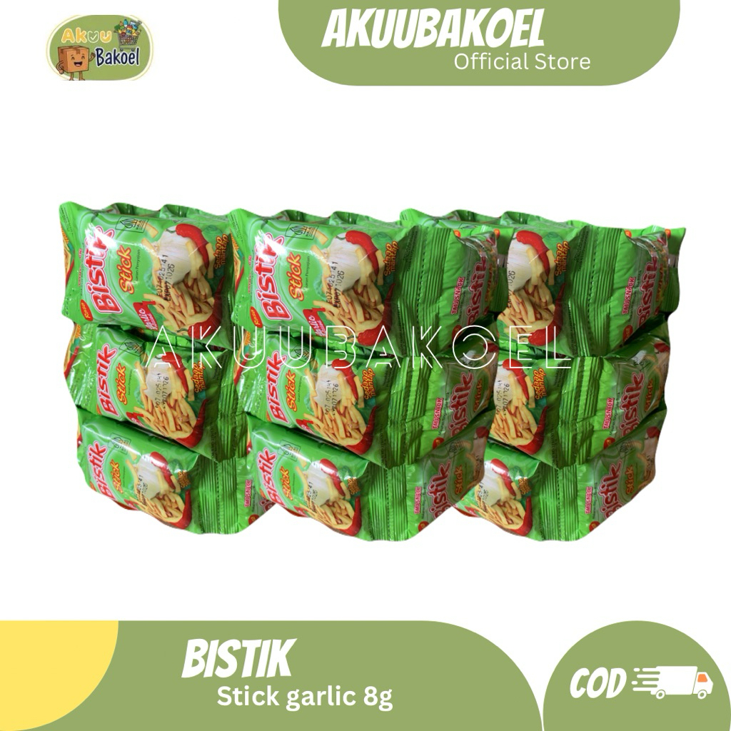 AE129- bistik stick garlic 8gx10pcs (renceng)