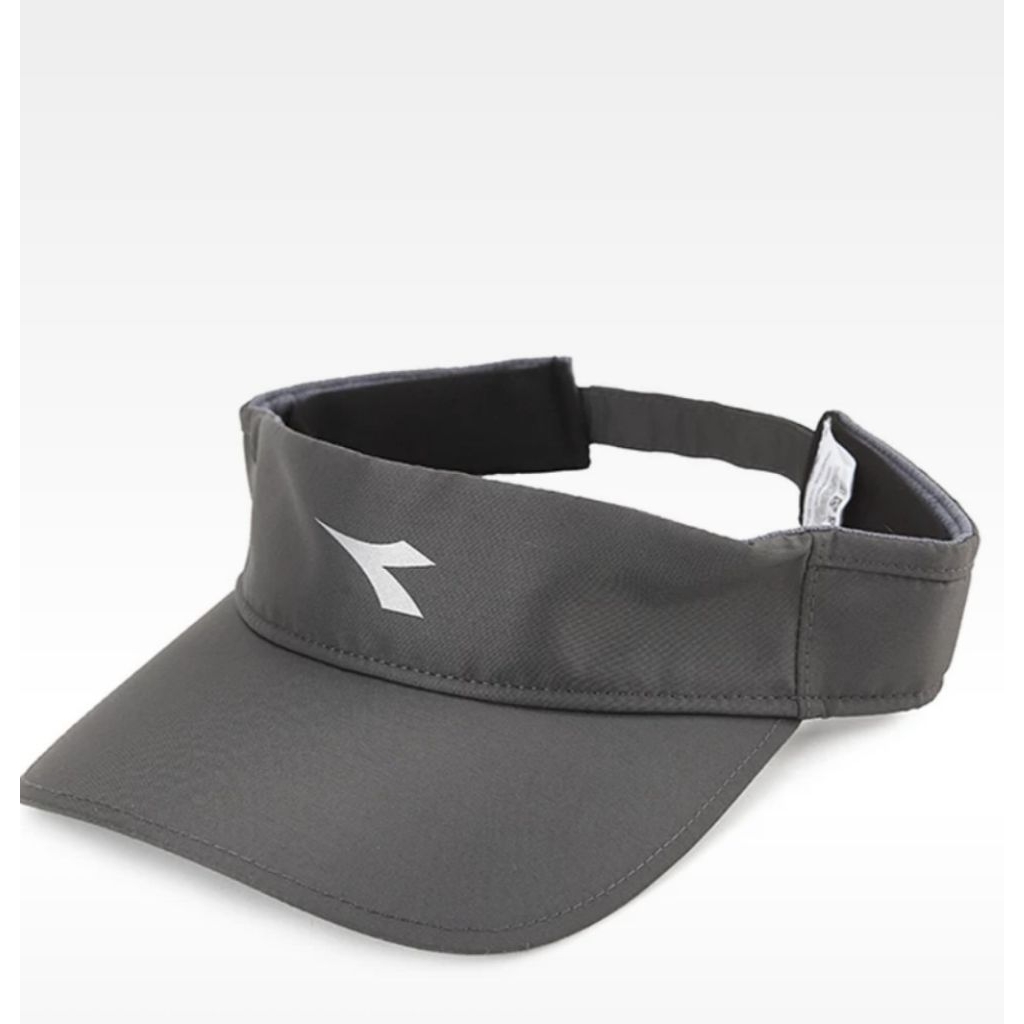 DIADORA ORIGINAL Running Visor Cap/Topi Olahraga Dark Gray