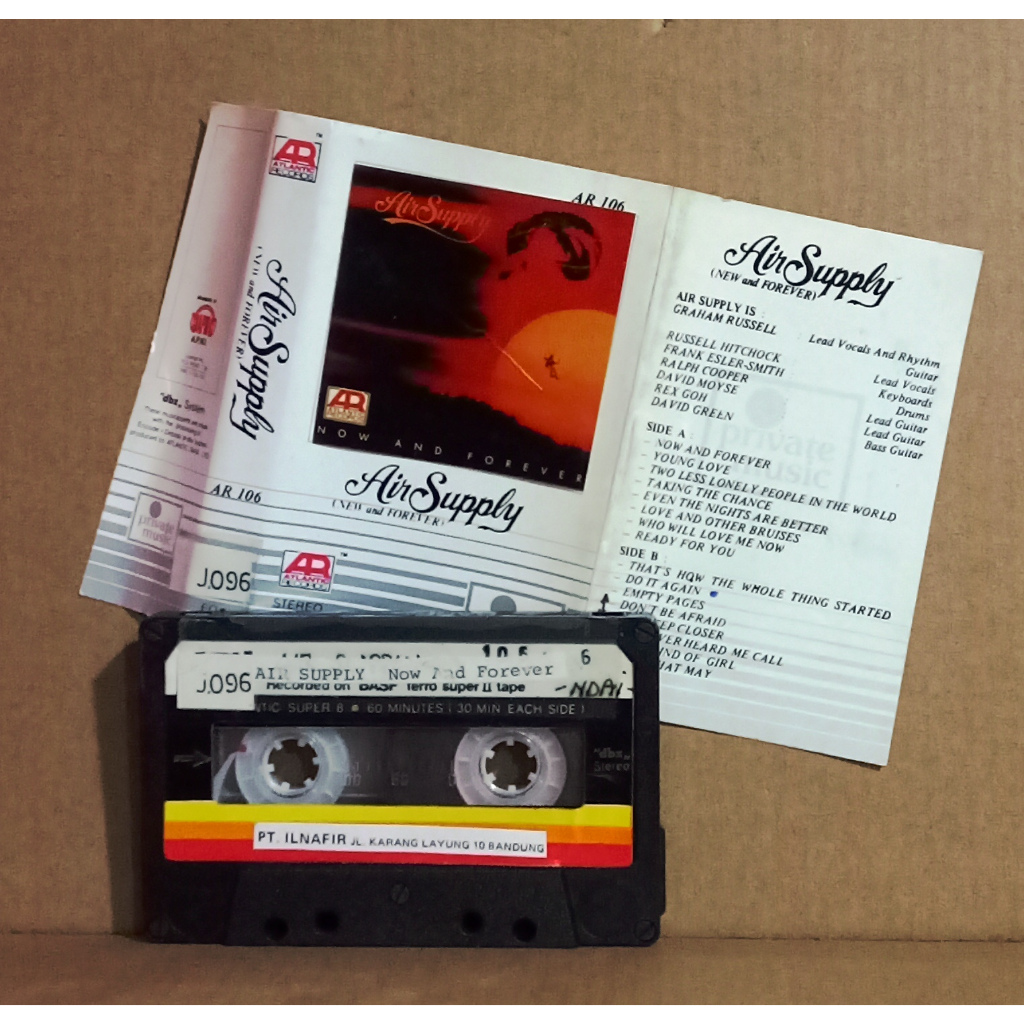 AIR SUPPLY - NOW AND FOREVER - Kaset