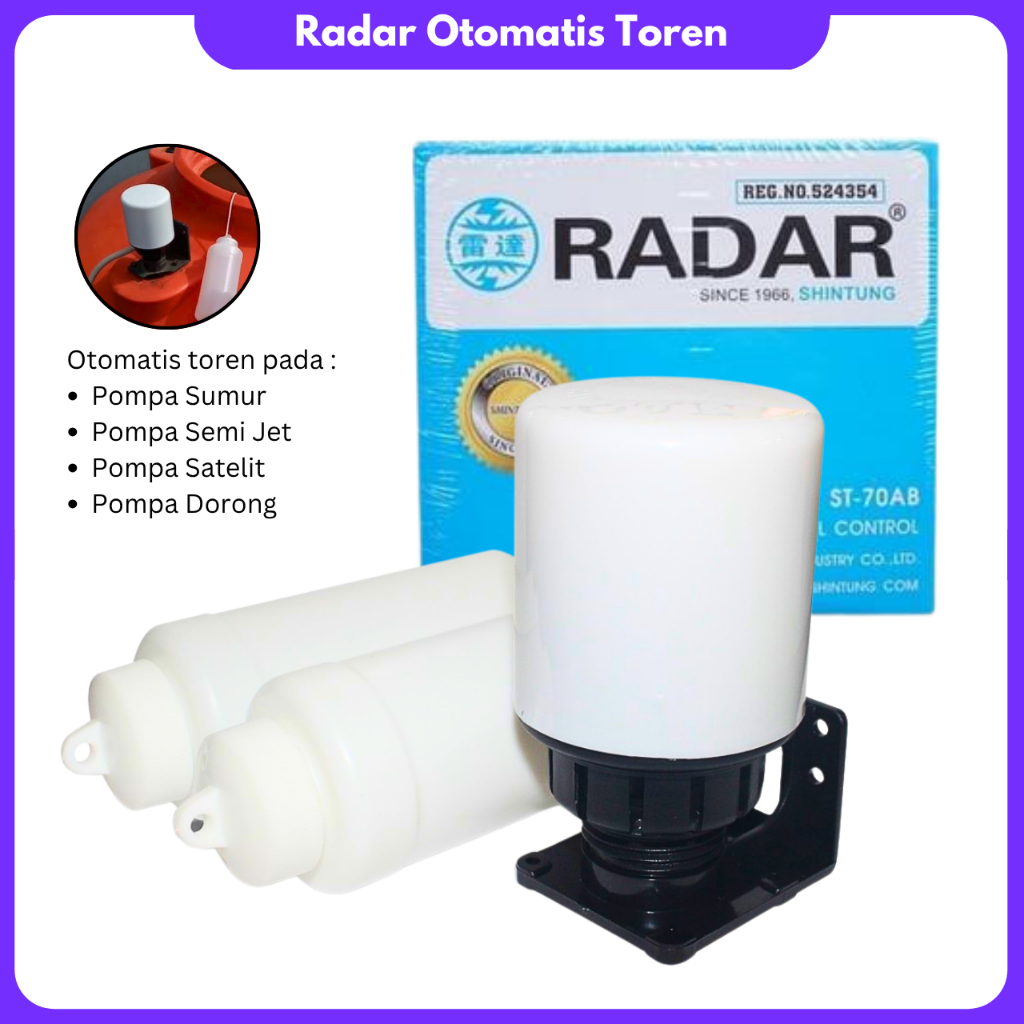 Radar Toren Air Otomatis Pelampung Toren RADAR ST-70AB