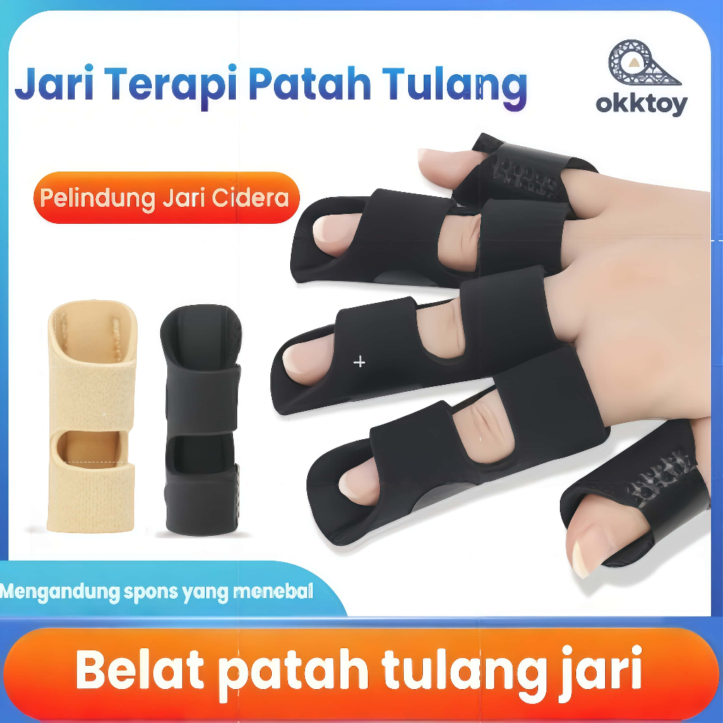 [Ready] Finger Splint/Jari Cidera Korektor/Finger Splint Pelurus Jari/Finger Splint Pelindung/Jari T