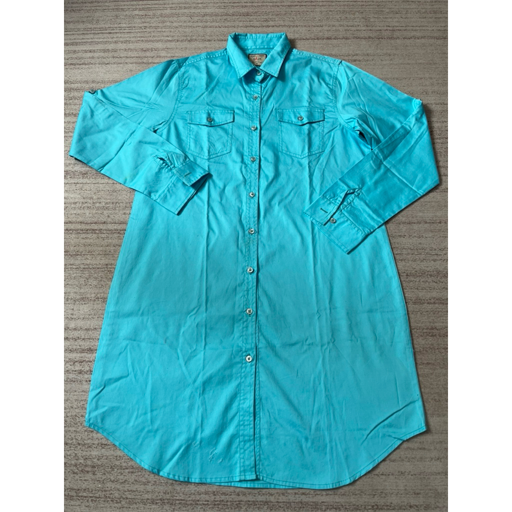 dress tunik blue sky