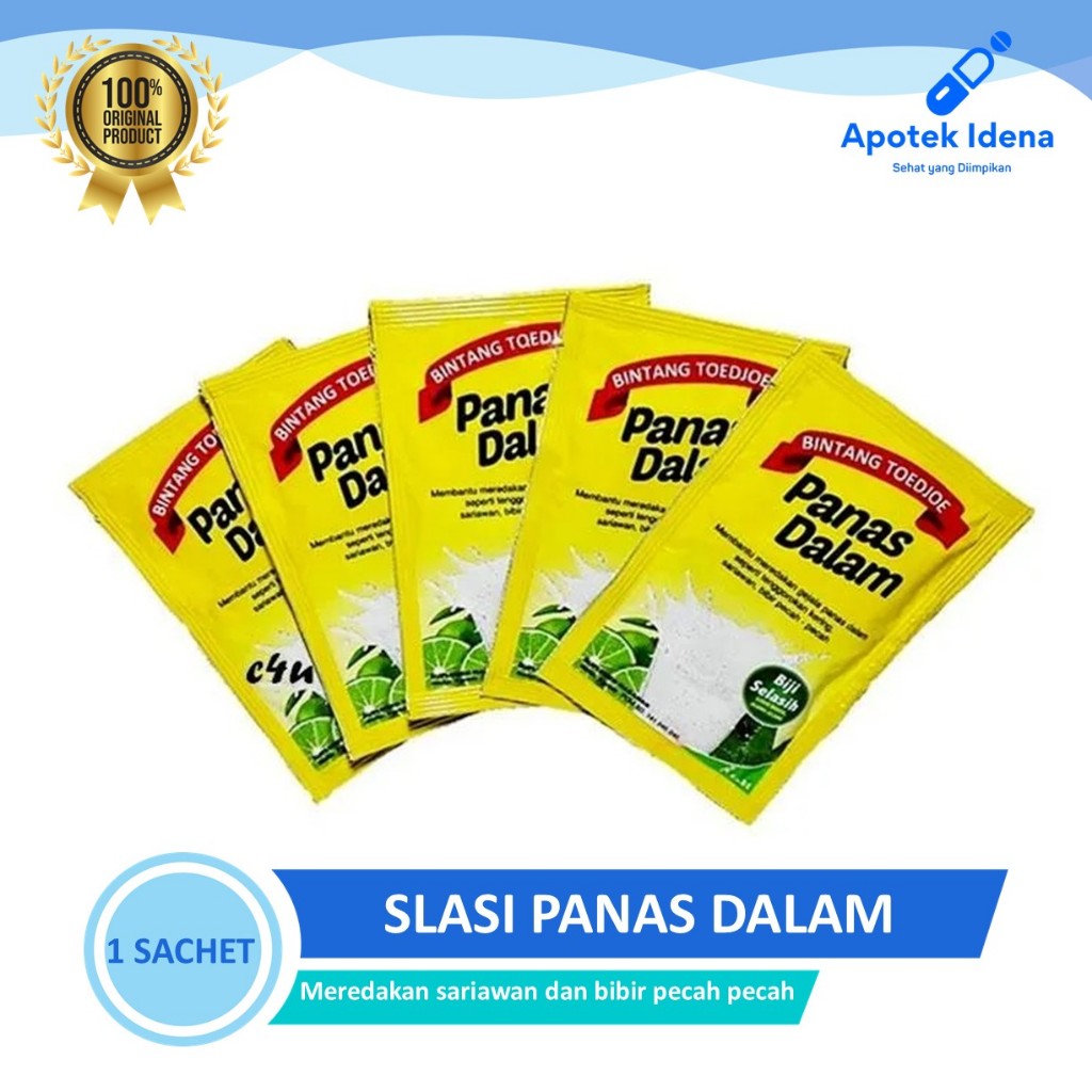 SLASI PANAS DALAM BINTANG TOEDJOE BIJI SELASIH Obat Sariawan panas Dalam