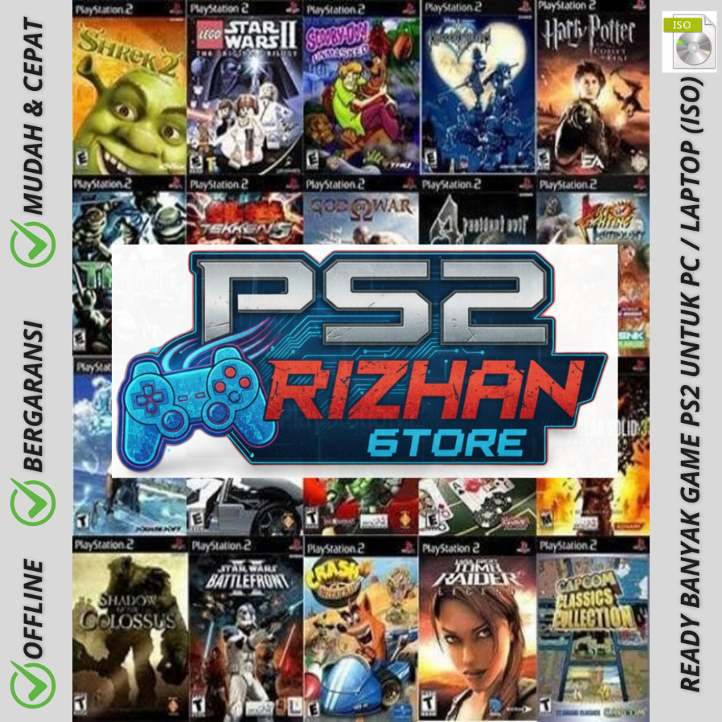 Bisa Request Game Format ISO - Emulator Ps2 Untuk Laptop PC Dan Android