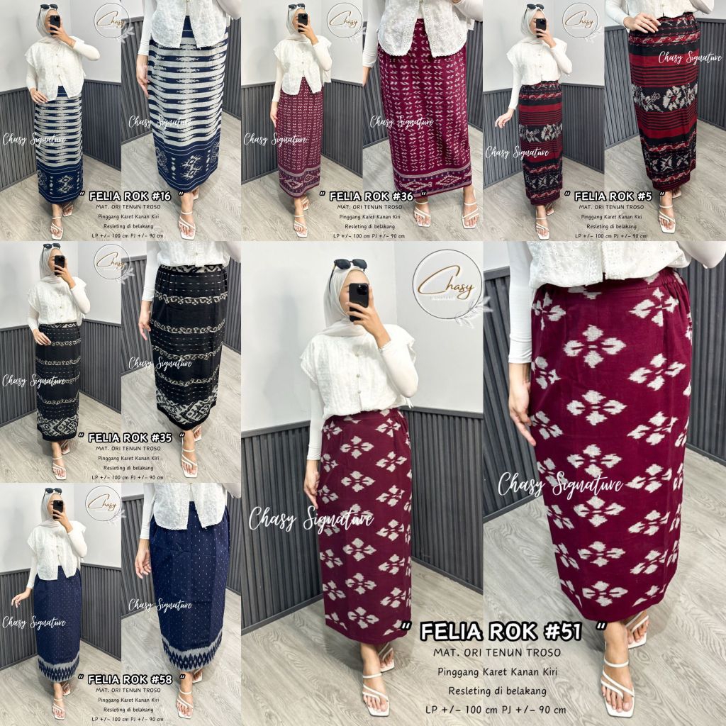 Bawahan Wanita Rok Ori Tenun Troso Jepara