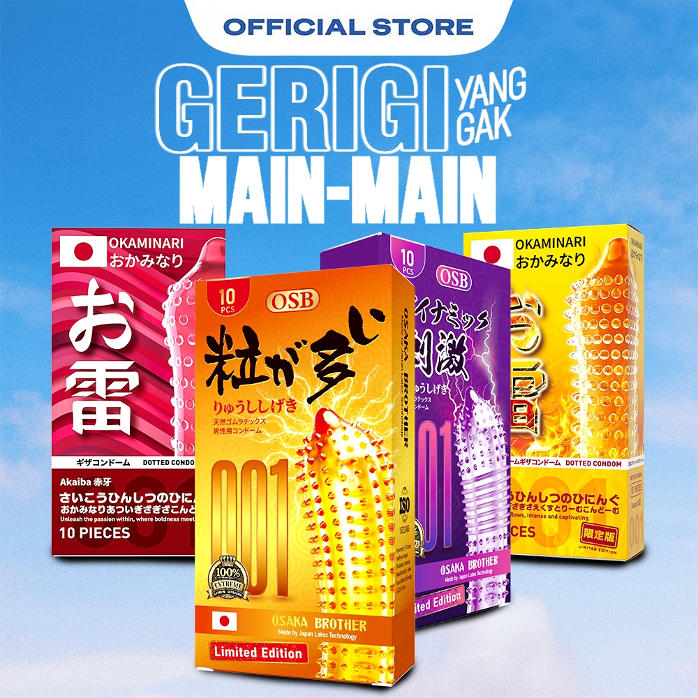 Kondom Bergerigi 001 Terlengkap - Delay Dotted Condom - Privasi Terjaga