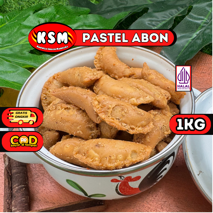 KSM - PASTEL ABON / SUMPIA ABON / PASTEL KERING ISI ABON 1000Gr (1Kg)