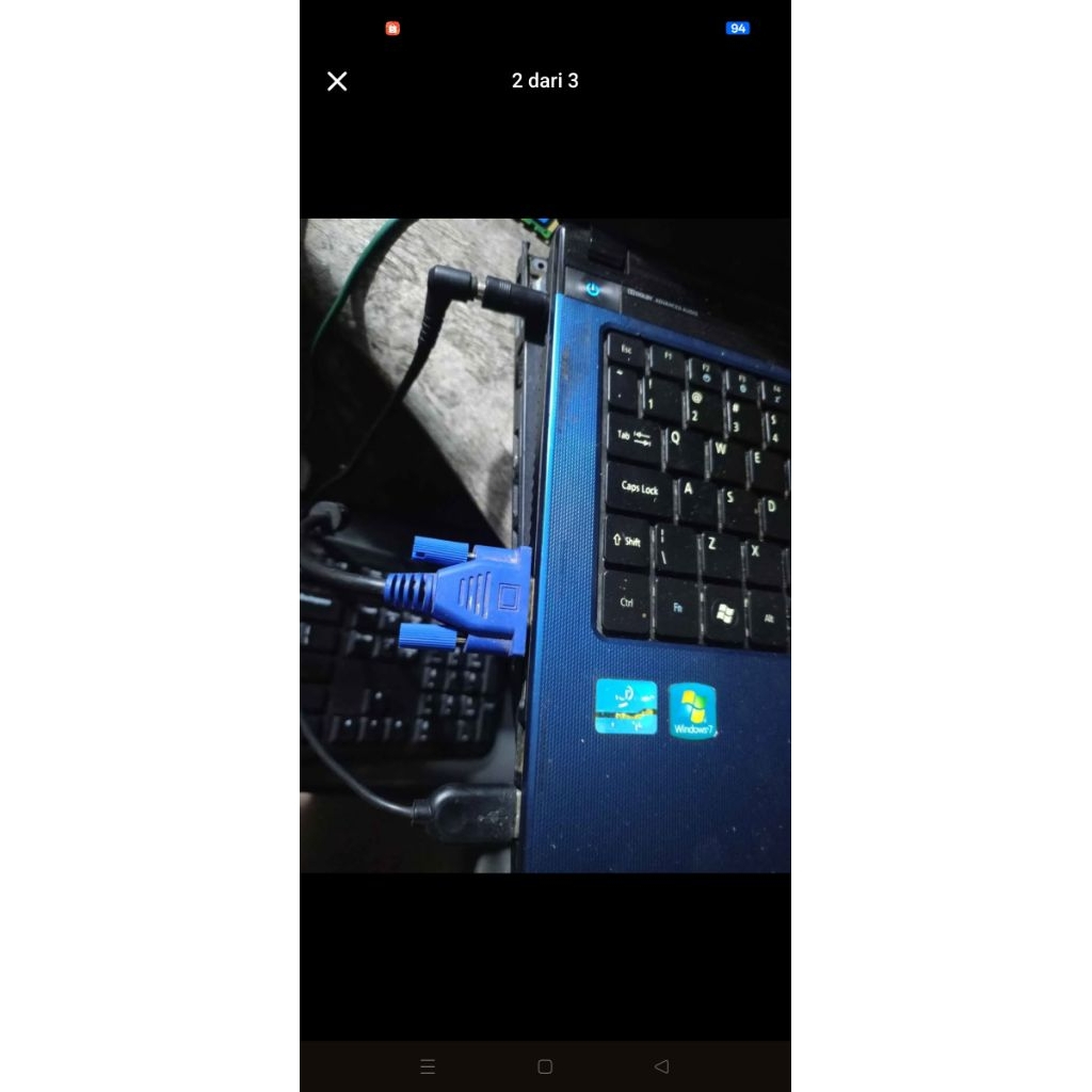 Mainboard Acer 4750 i5 cek tampil