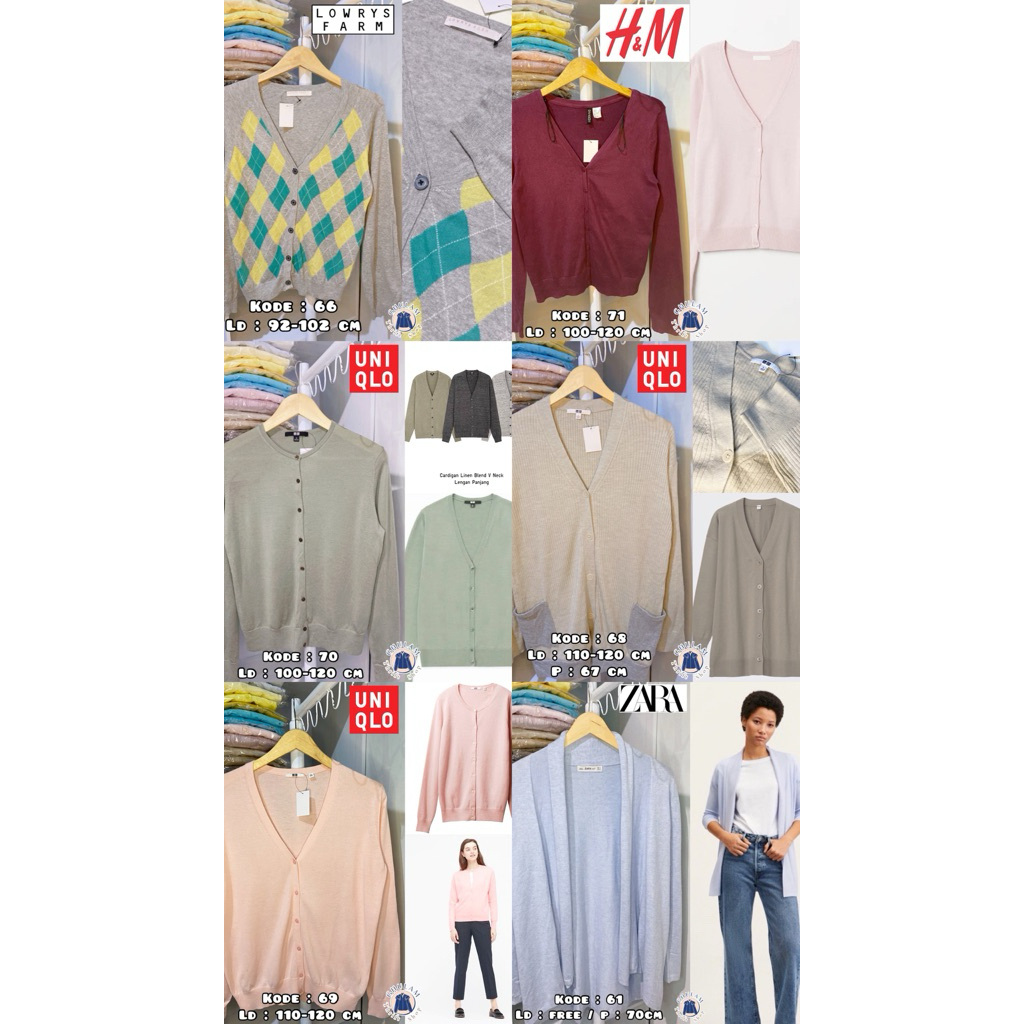 Paket Usaha Super Brand Mix Uniqlo 5 pcs