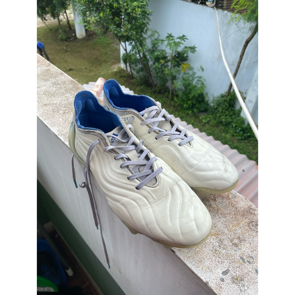 Adidas Copa Sense.1 FG White Blue 1000% Original Size 42 (Second)