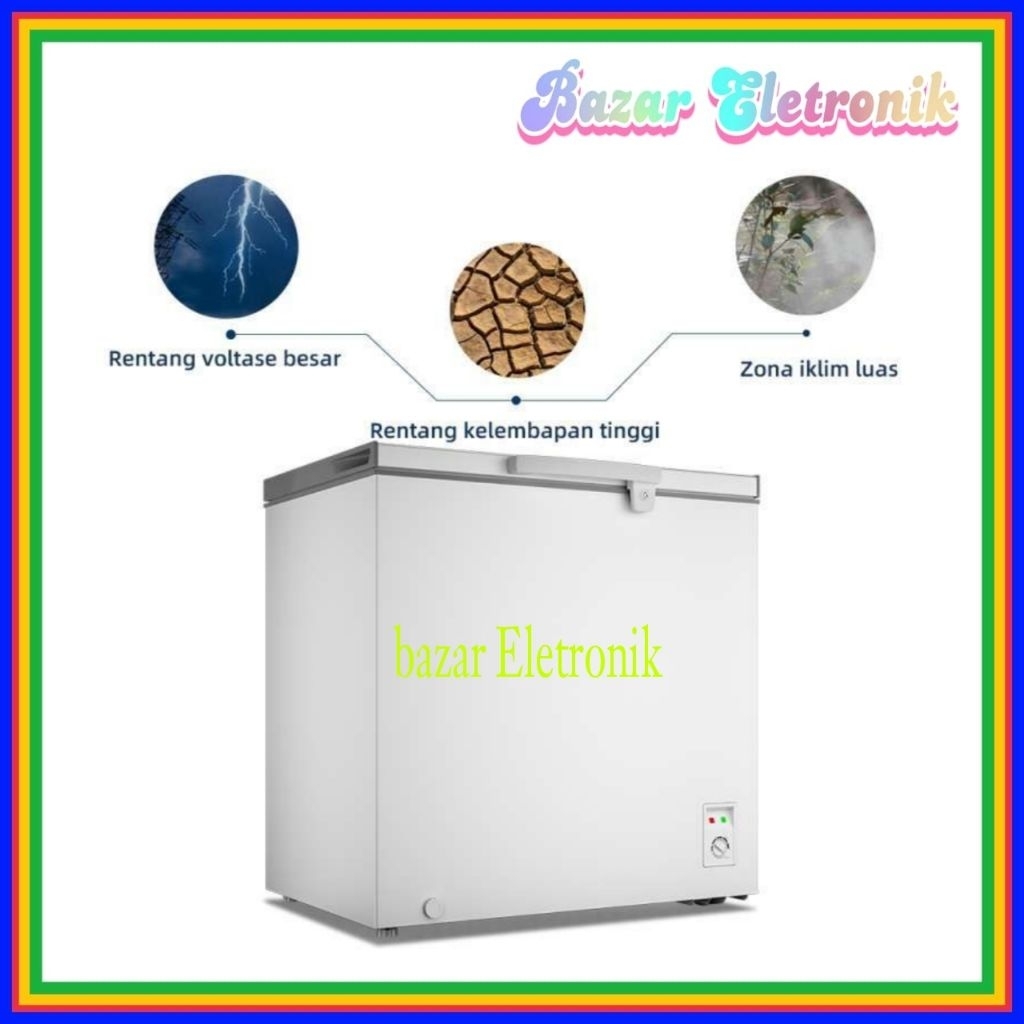 CHEST FREEZER CHANGHONG FCF 266 DW / CHEST FREEZER CHANGHONG 210 LITER / CHANGHONG FCF-266DW