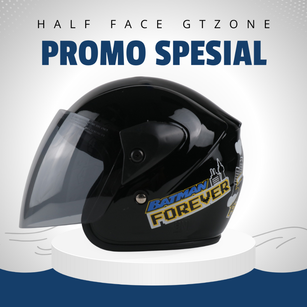 Helm Anak Kecil Usia Balita 2 3 4 5 6 Tahun SNI Karakter