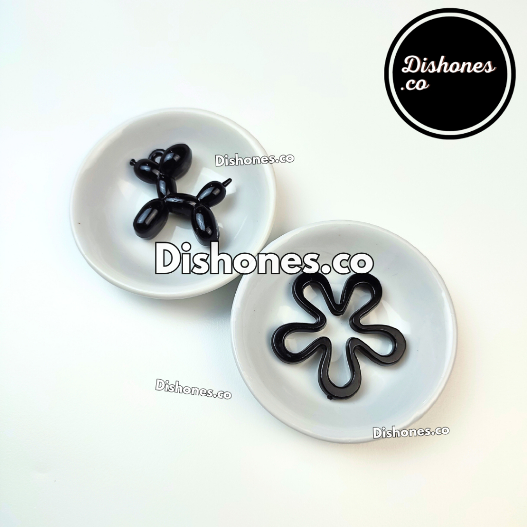 Manik Hitam Charm Kerajinan Tangan / Mote Hitam Diy / Manik / Mote Hitam / Manik Hitam / Manik Bunga