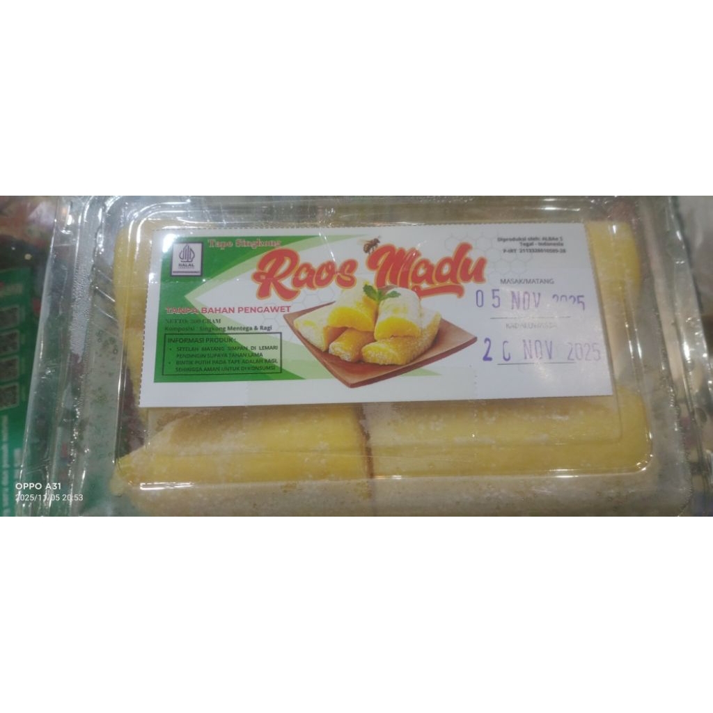 Tape Peuyeum Bandung Manis