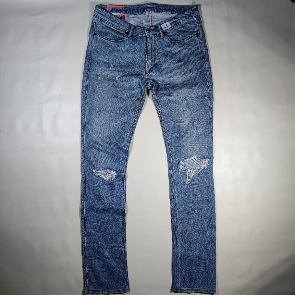 (MOHON BACA DESKRIPSI) ACNE STUDIOS BLA KONST STOCKHOLM RIPPED STRETCH JEANS