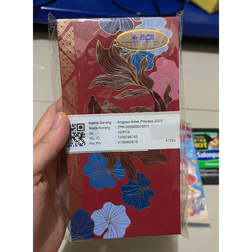 kertas angpau BCA prioritas thn 2025