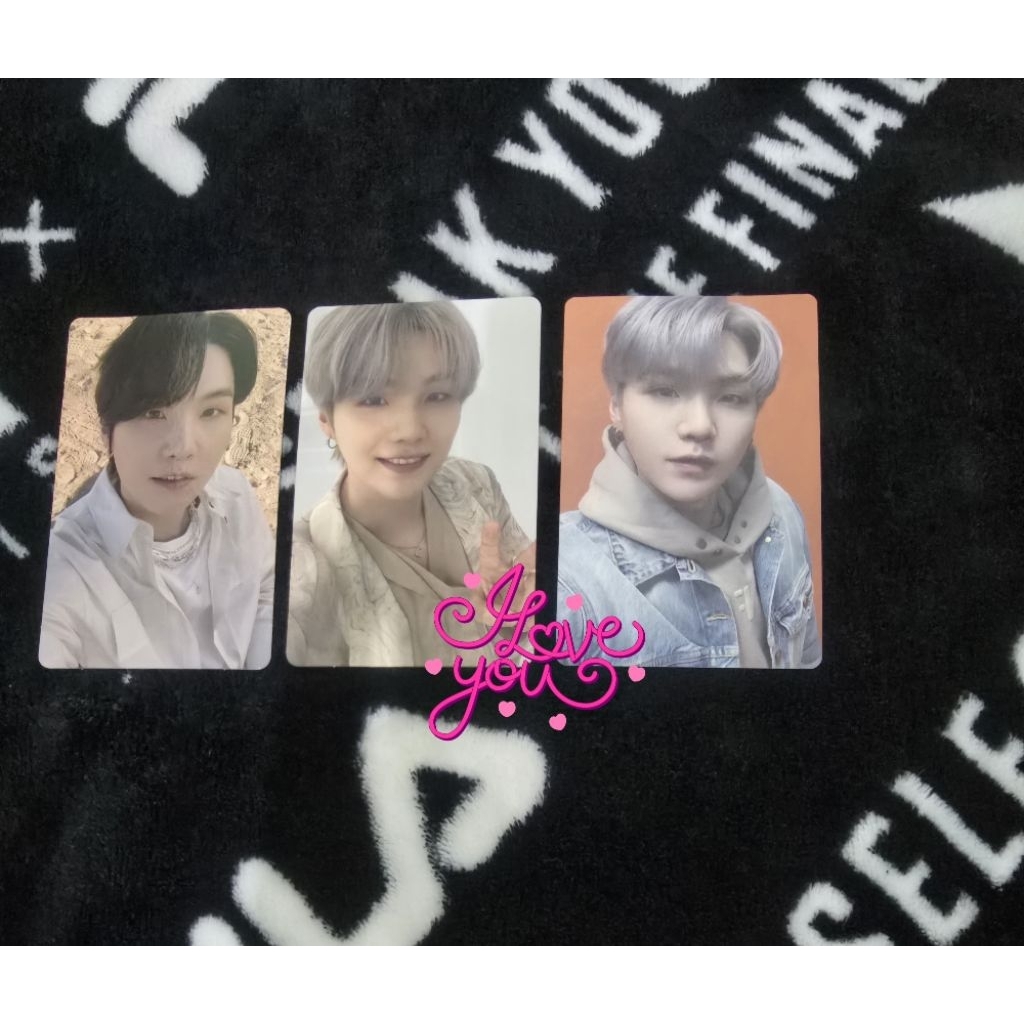 kartu pos bergambar pob proof yoongi