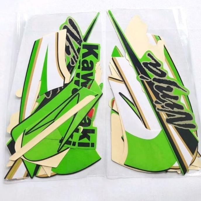 STRIPING STIKER LIST NINJA R TAHUN 2004 2005 HIJAU NINJA R OLD KIS HIJAU 2004/05