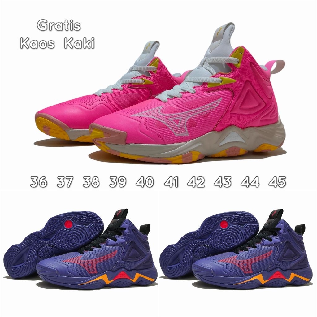 Mizuno Wave Momentum 3 - Sepatu Voli Wanita - Sepatu Volly Pria - Mizuno Thunder Blade