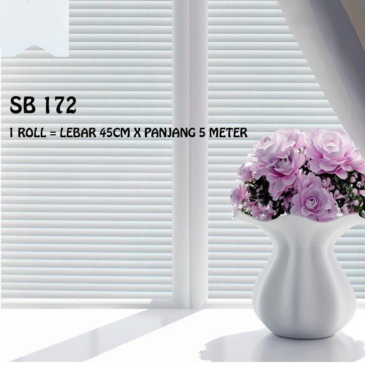 5meter STIKER KACA JENDELA PINTU RUMAH KANTOR TOKO SUNBLAST SANBLAST KACA FILM MINIMALIS vincess