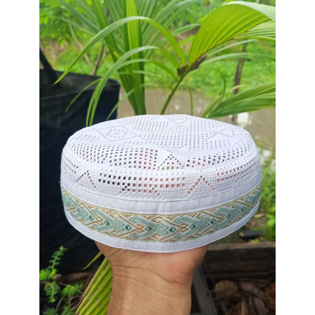 motip terbaru kopiah madinah jaring peci jaring kopiah haji
