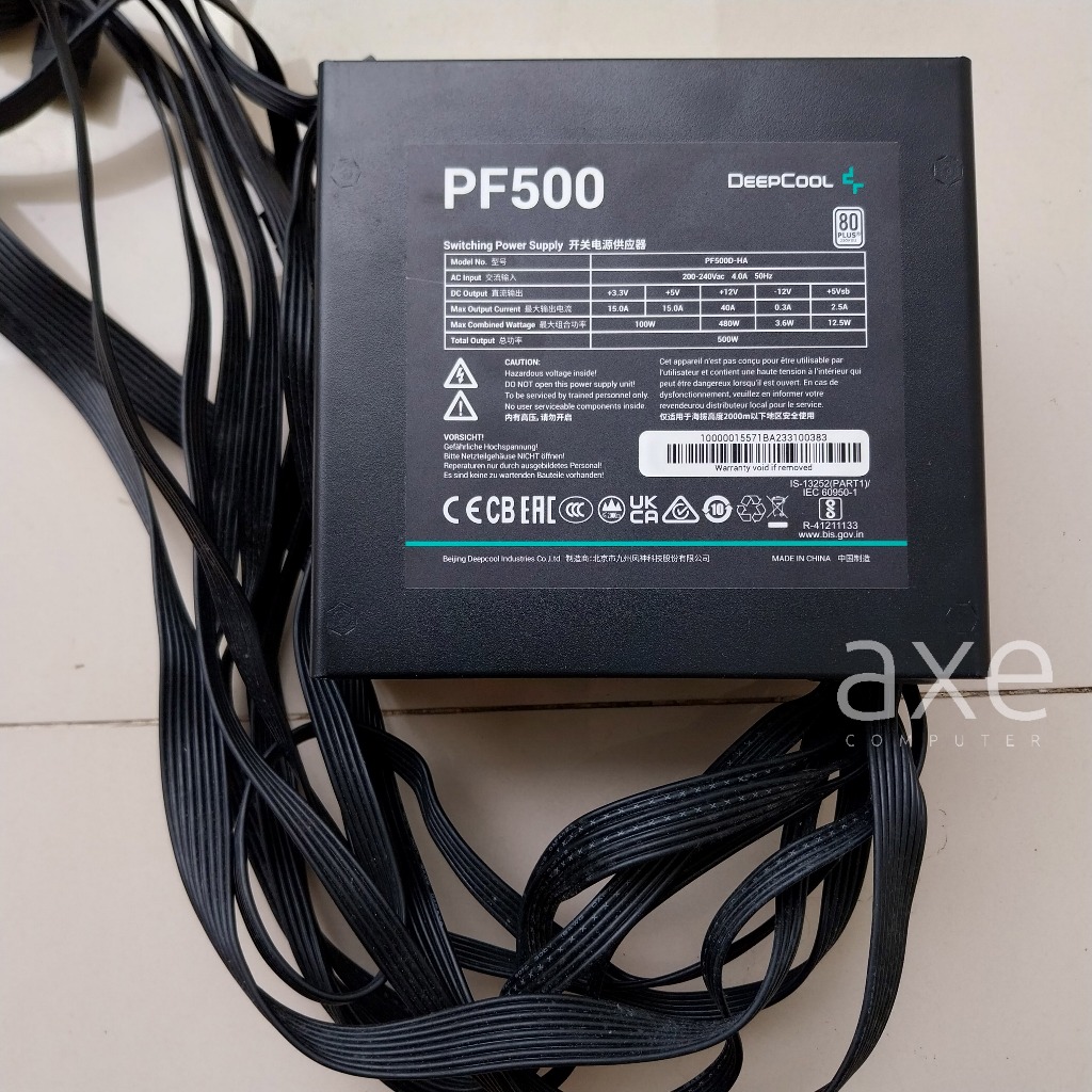 Psu deepcool pf 500 segel
