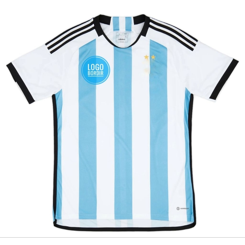 JERSEY ARGEN HOME 2022 JUARA PIALA DUNIA JERSEY  BOLA SETELAN FUTSAL