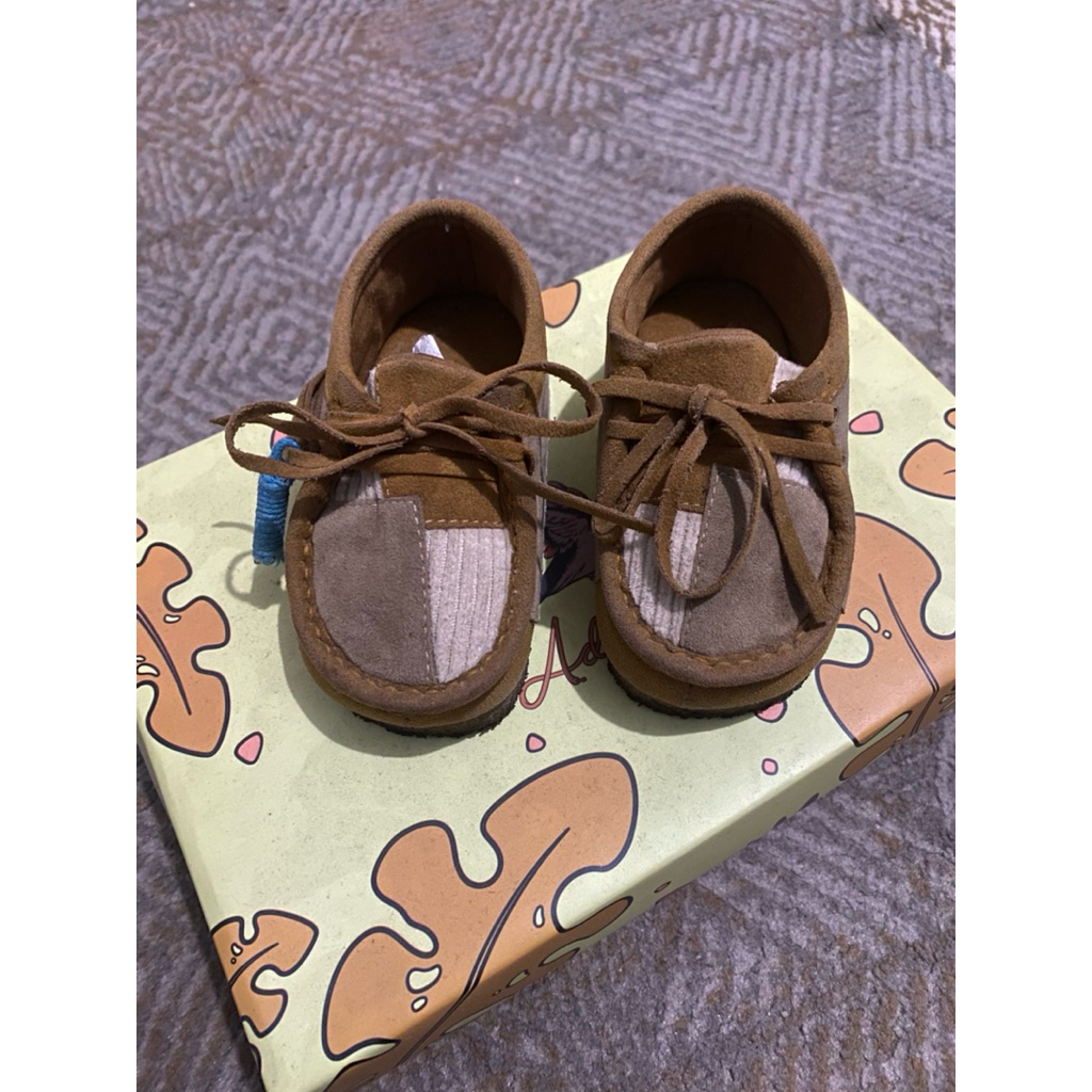 [ Preloved ] Adapapa - Tabi Wallabee Patchwork Shoes