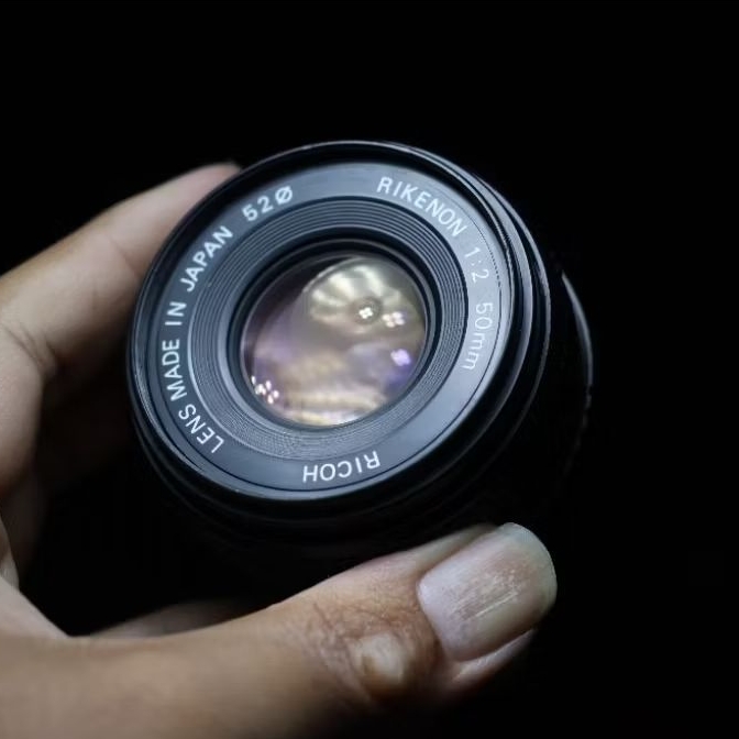 Lensa Ricoh Rikenon 50mm F/2 Mount Pentax PK