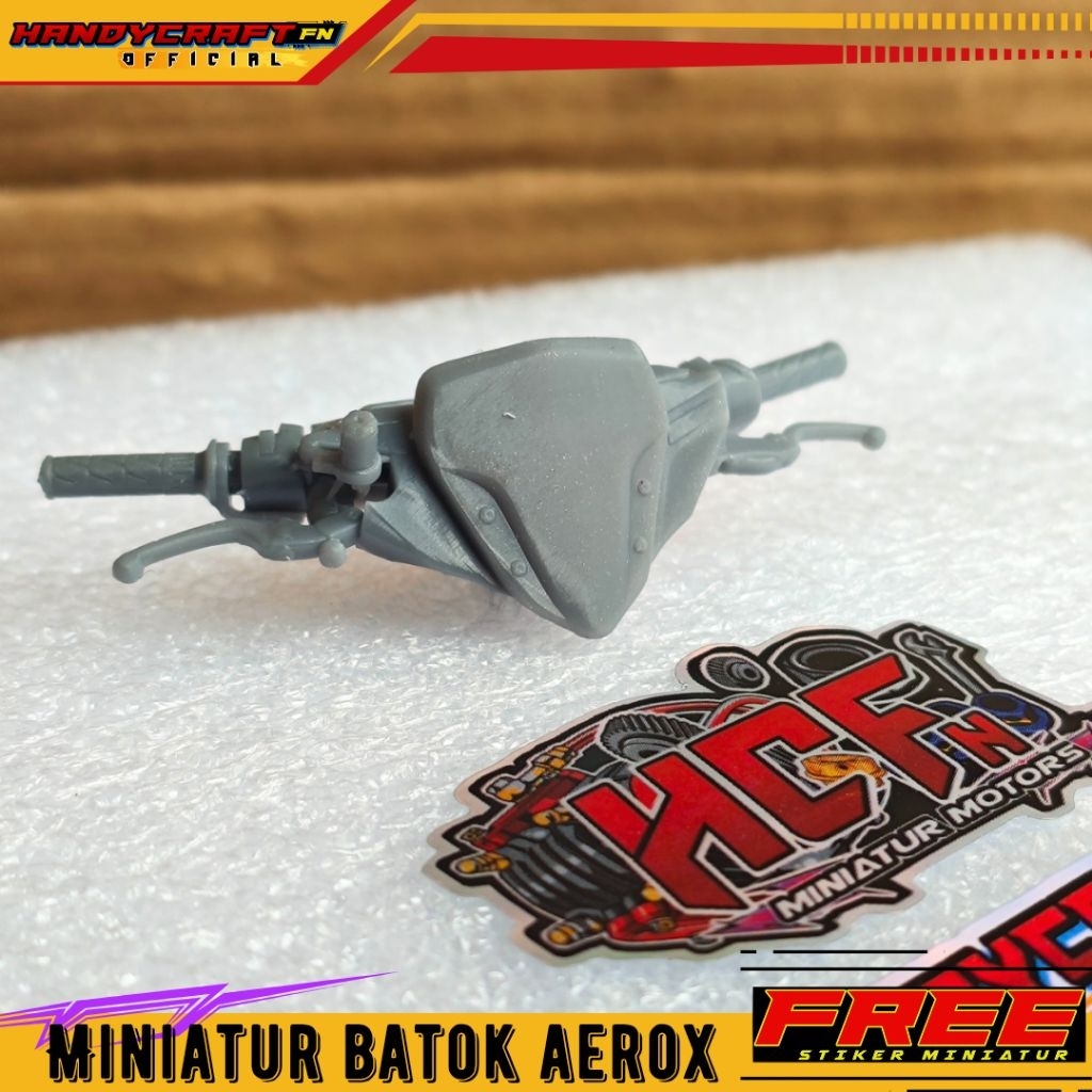 Miniatur Batok Aerox Skala 1:12 Bahan Resin 3d