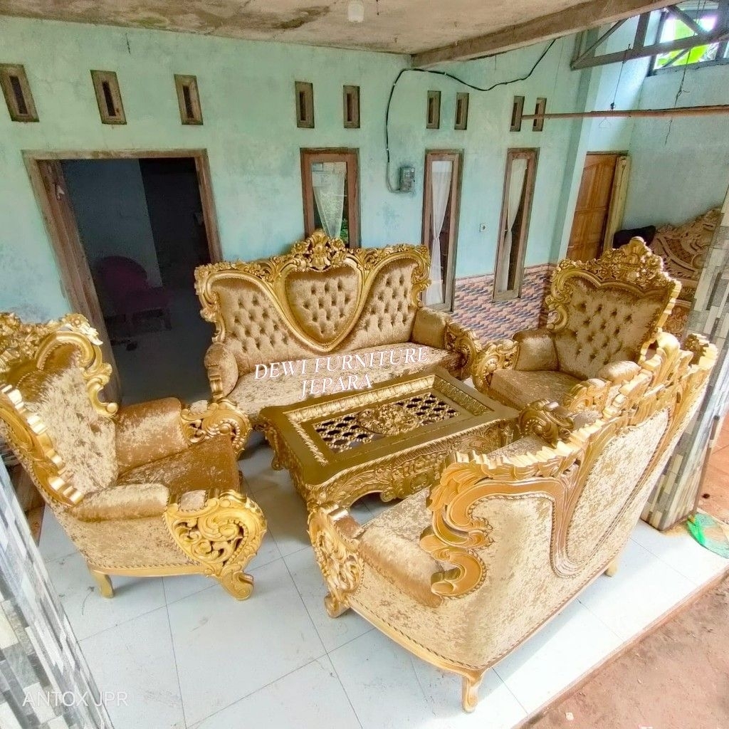 Kursi sofa tamu ukiran mewah kursi tamu bellagio kursi sofa ukiran