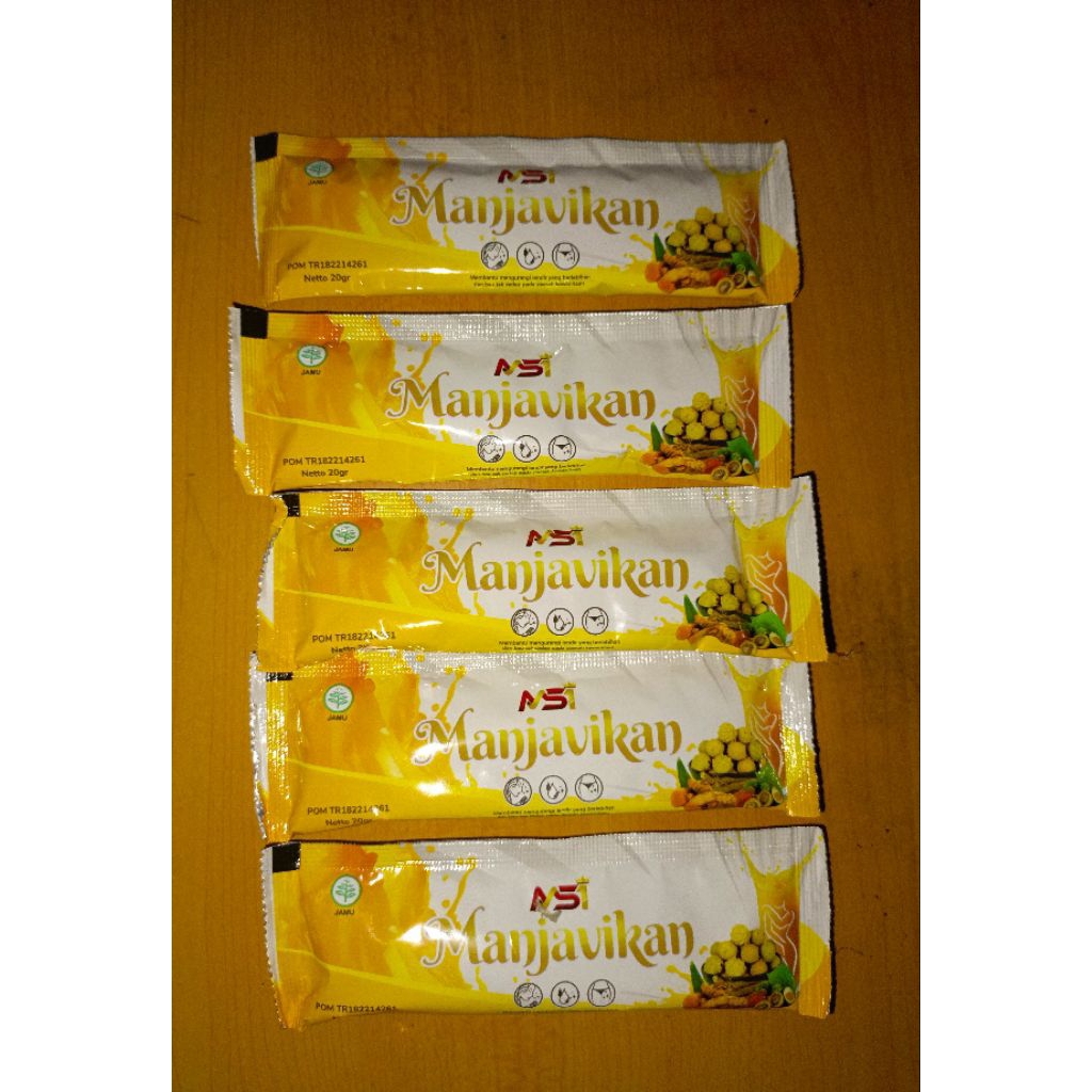Manjavikan Saset Isi 5 Saset Manja Vikan MSI 5 Sachet Manjavikan Ecer