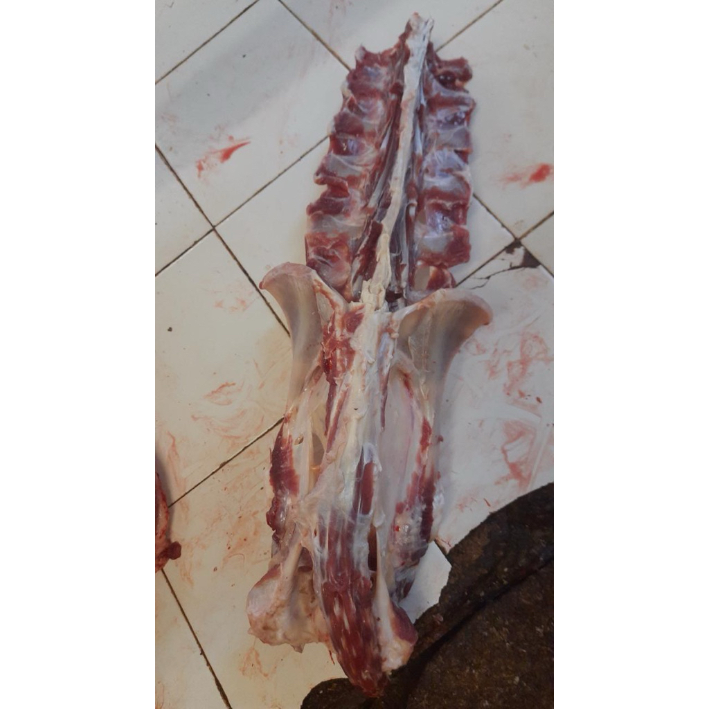 TULANGAN KAMBING 1kg BISA REQUEST DIPOTONG ATAU ENGGA