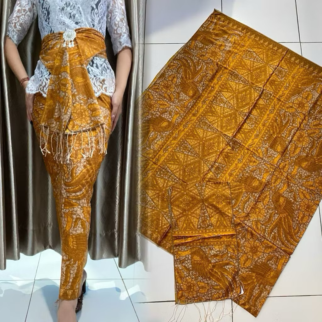 Kamen KL Kamen Set Selendang Terbaru Rayon Adem Kain Sembahyang / Ngaben / Upacara Hindu Bali