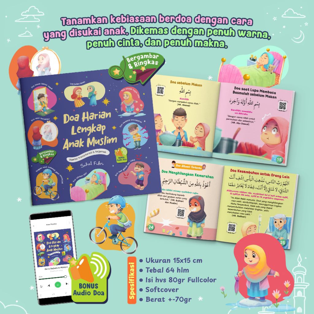 Doa Harian Lengkap Anak Muslim