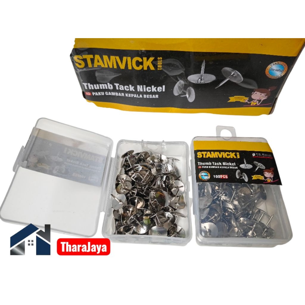 Paku payung 100pcs kepala besar paku jamur paku dekorasi stamvik tajam