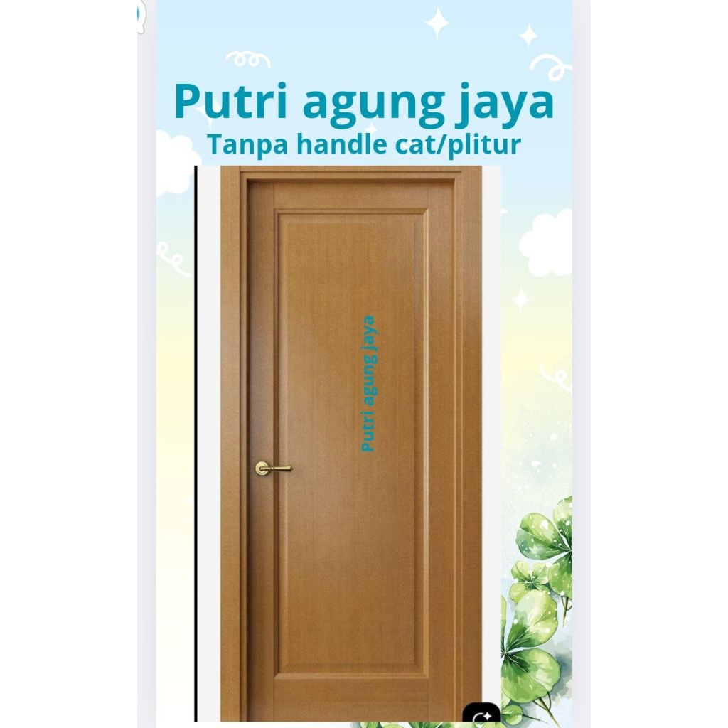 kusen+pintu kayu kamper dan meranti bisa custom fast respon