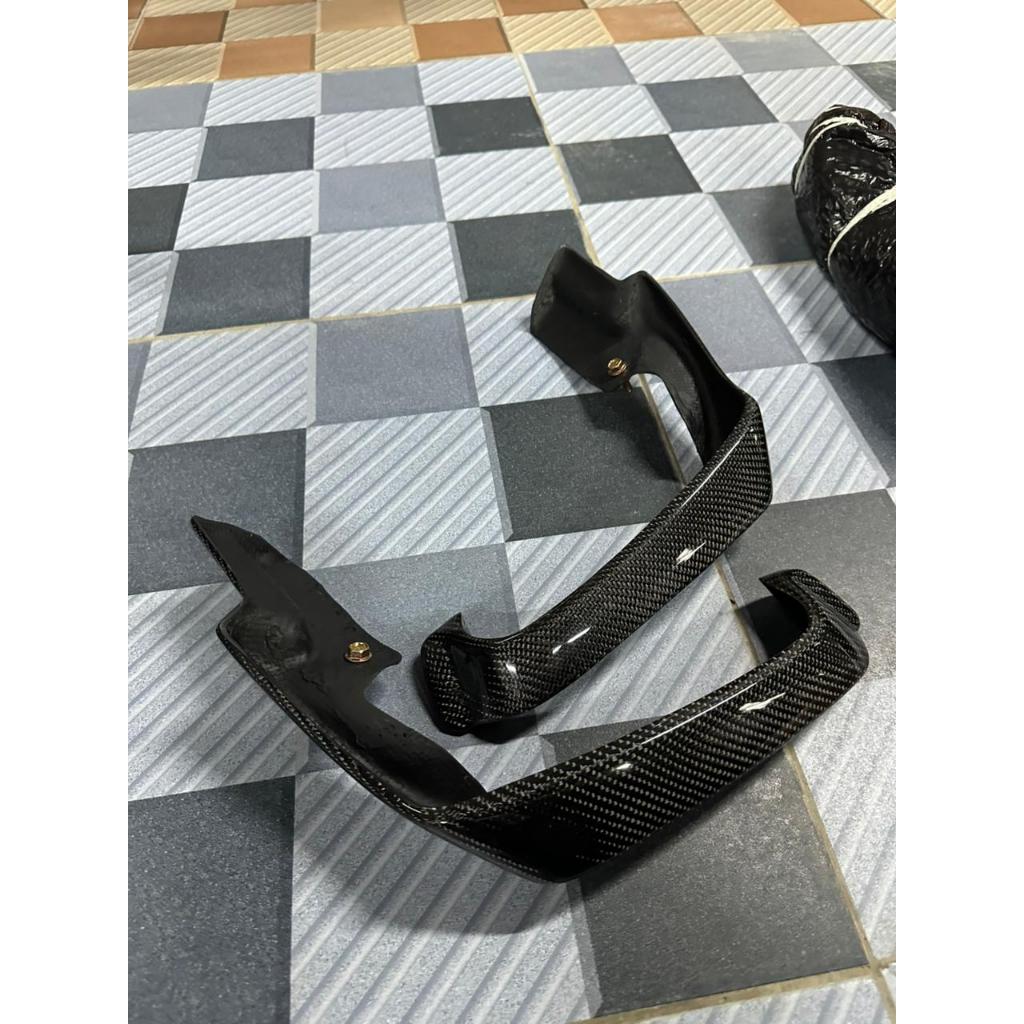 Winglet depan custom aerox alpha carbon kevlar asli