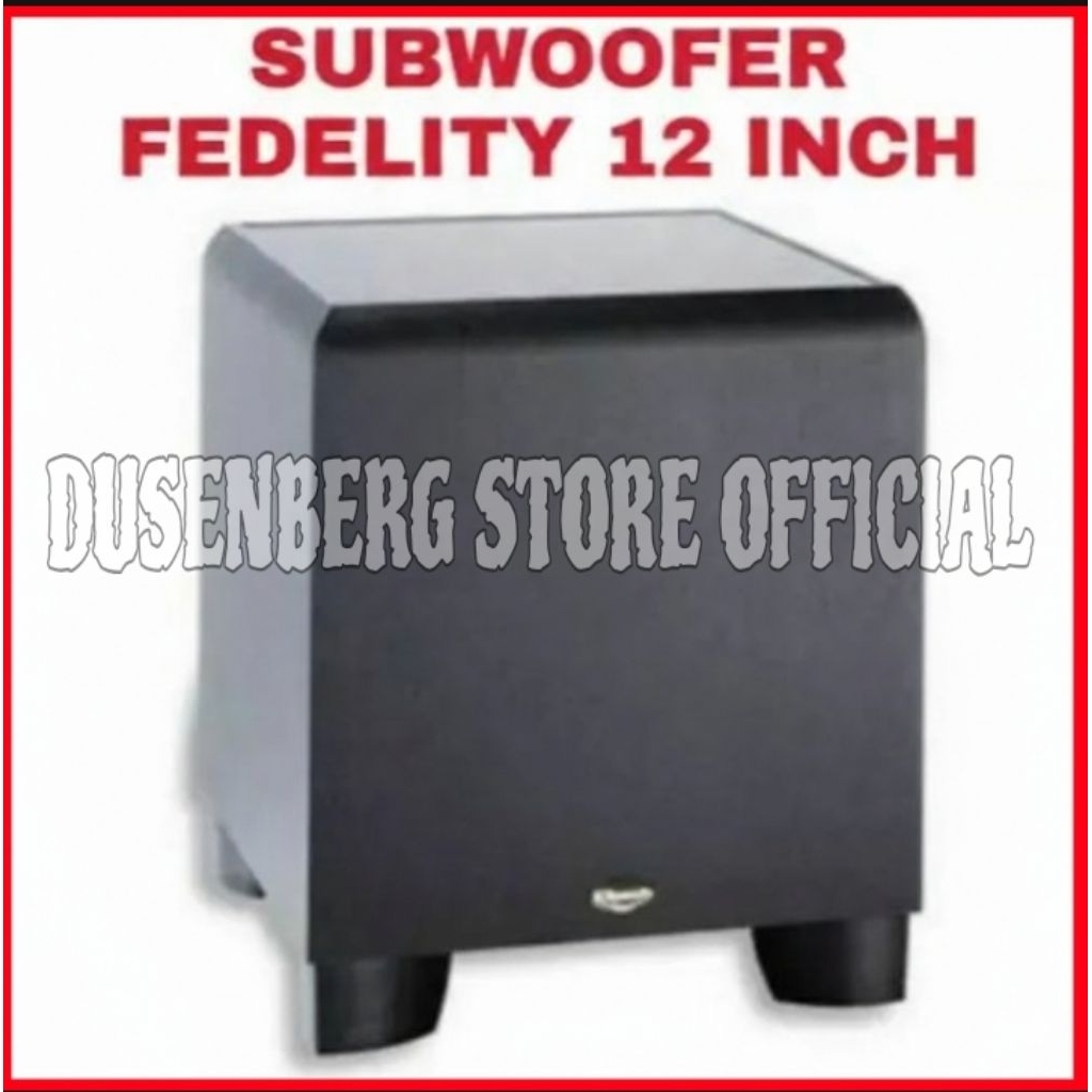 Subwoofer Fedelity FDT 120 SW MK II Subwoofer Aktif Bass 12 Inch