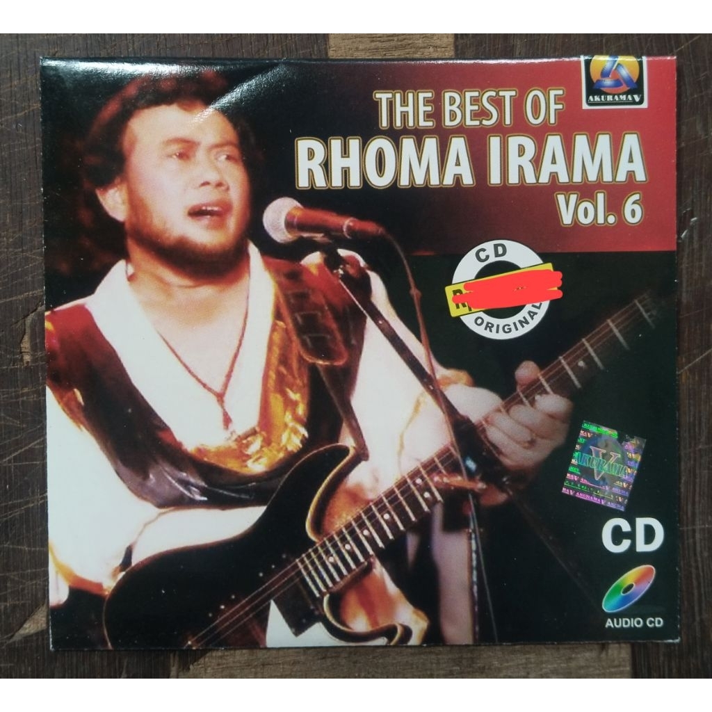 kaset cd audio lagu The best of rhoma irama vol 6