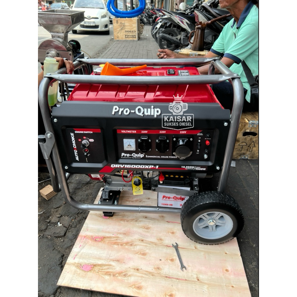Genset Bensin 10000 Watt PROQUIP QRV 16000 XP-1 Auto Choke Generator Listrik Bensin QRV16000 XP-1