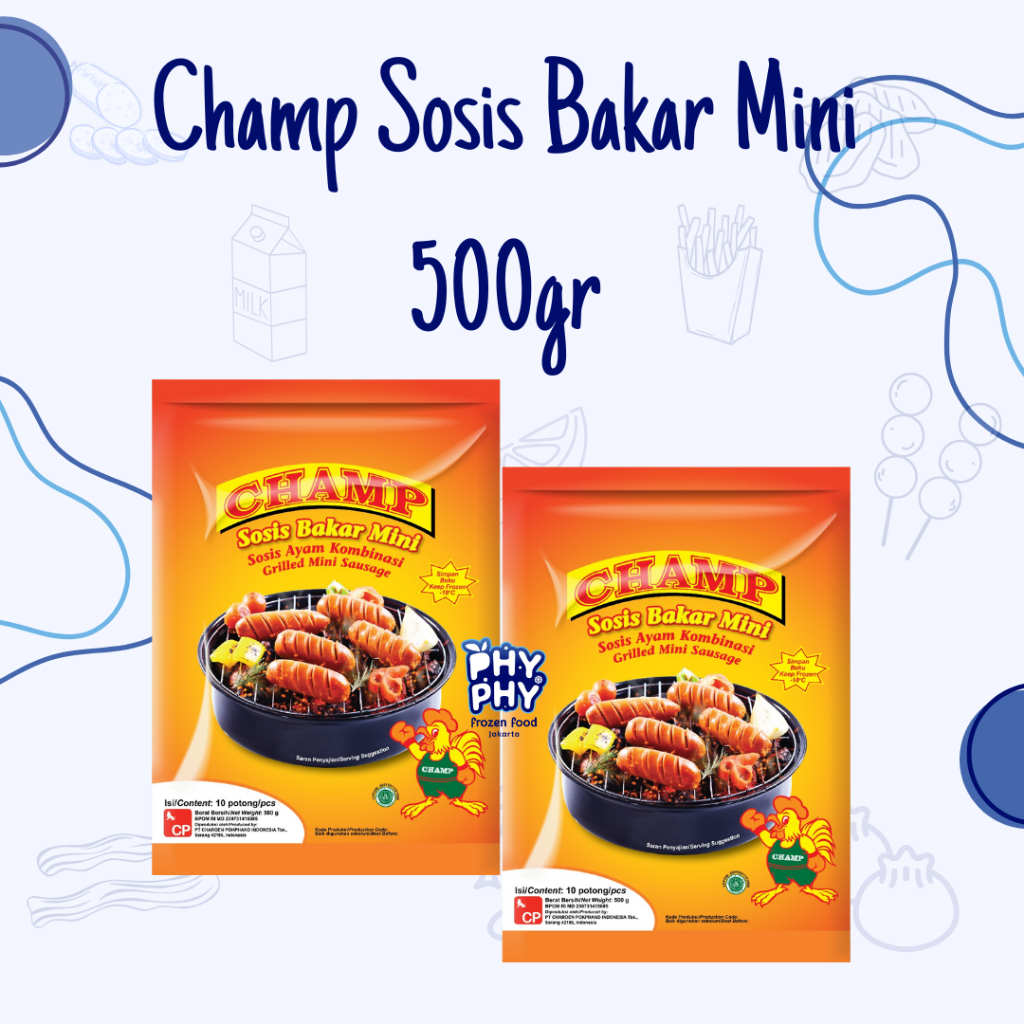 Champ Sosis Bakar Mini 500gr | Champ Sosis Bakar Mini | Sosis Sapi Bakar | Sosis Bakar