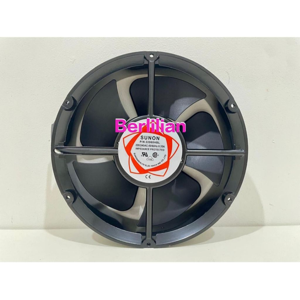 FAN AC 22 CM SUNON AC 220V/240V BALL BEARING / Fan Sunon 22 x 22 cm AC 220V/240V Ball Bearing