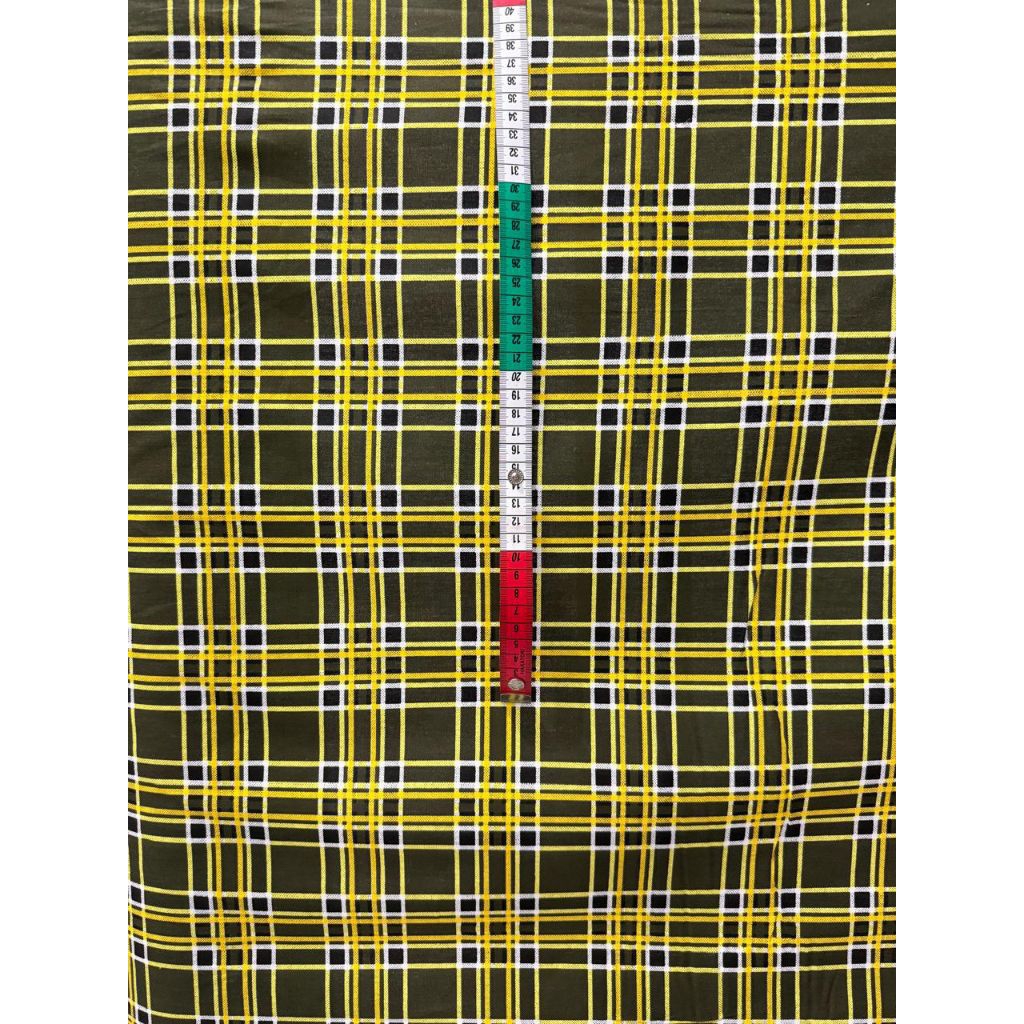 kain katun motif Tartan 1