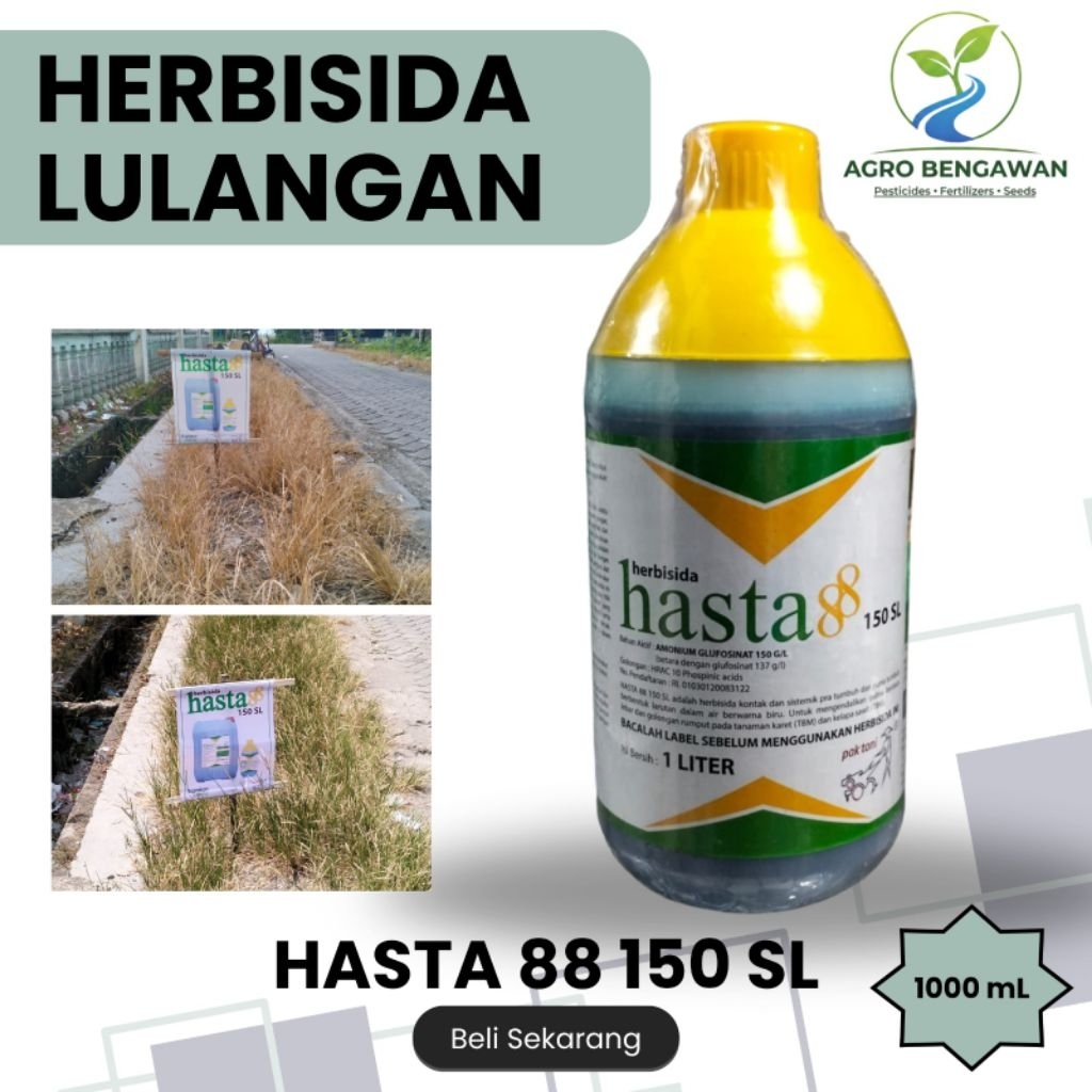 Herbisida Amonium Glufosinat Hasta 88 Kontak Sistemik