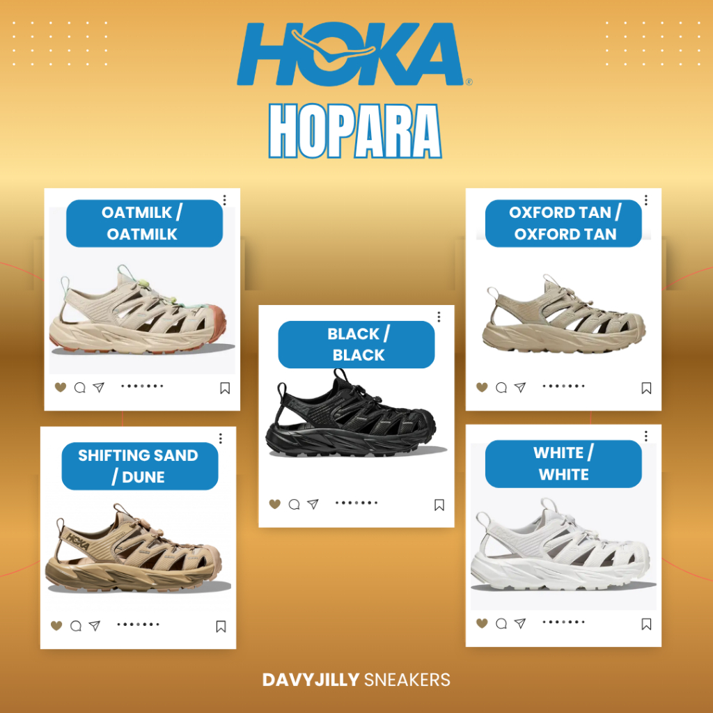 SEPATU GUNUNG HOKA ONE ONE HOPARA HIKING / TRACKING SHOES UNISEX